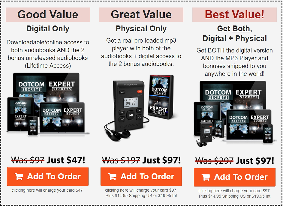 expert secrets audiobook price