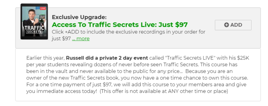 Traffic Secrets Live
