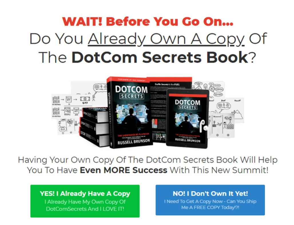 Dotcom Secrets Book