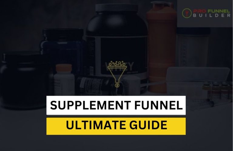 Supplement Sales Funnel Guide (2024) ᐈ Tips & Examples