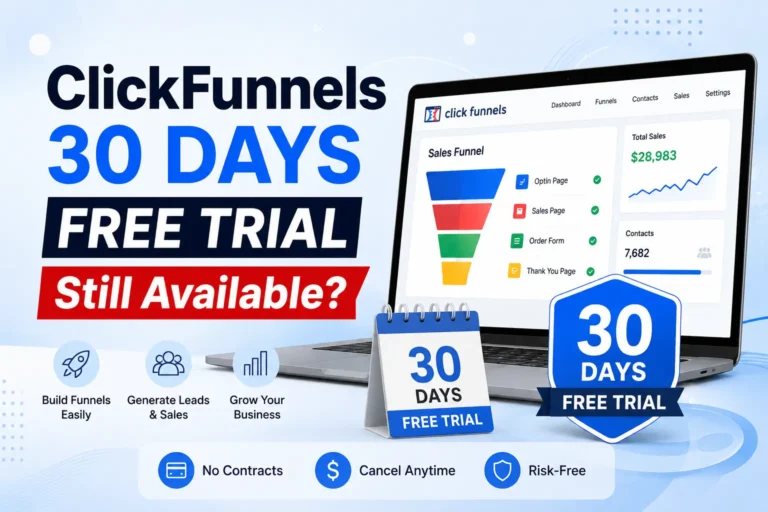 ClickFunnels 30 Days Free Trial