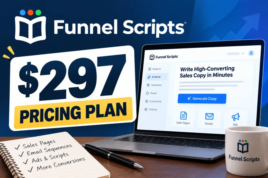 Funnel Scripts $297 Pricing Plan