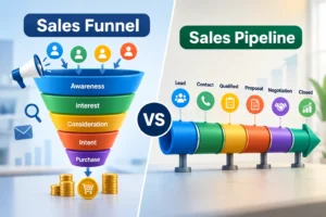 Sales Funnel vs Sales Pipeline