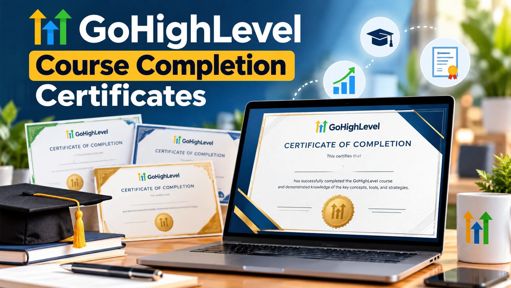 GoHighLevel Course Completion Certificates