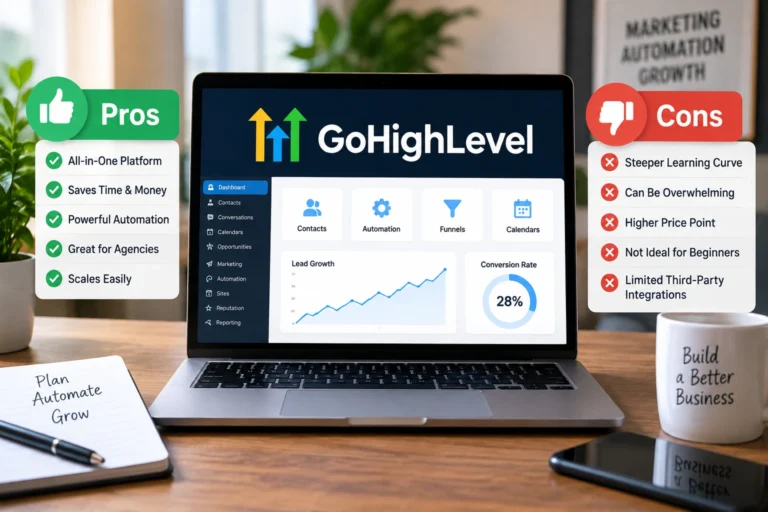 GoHighLevel Pros and Cons